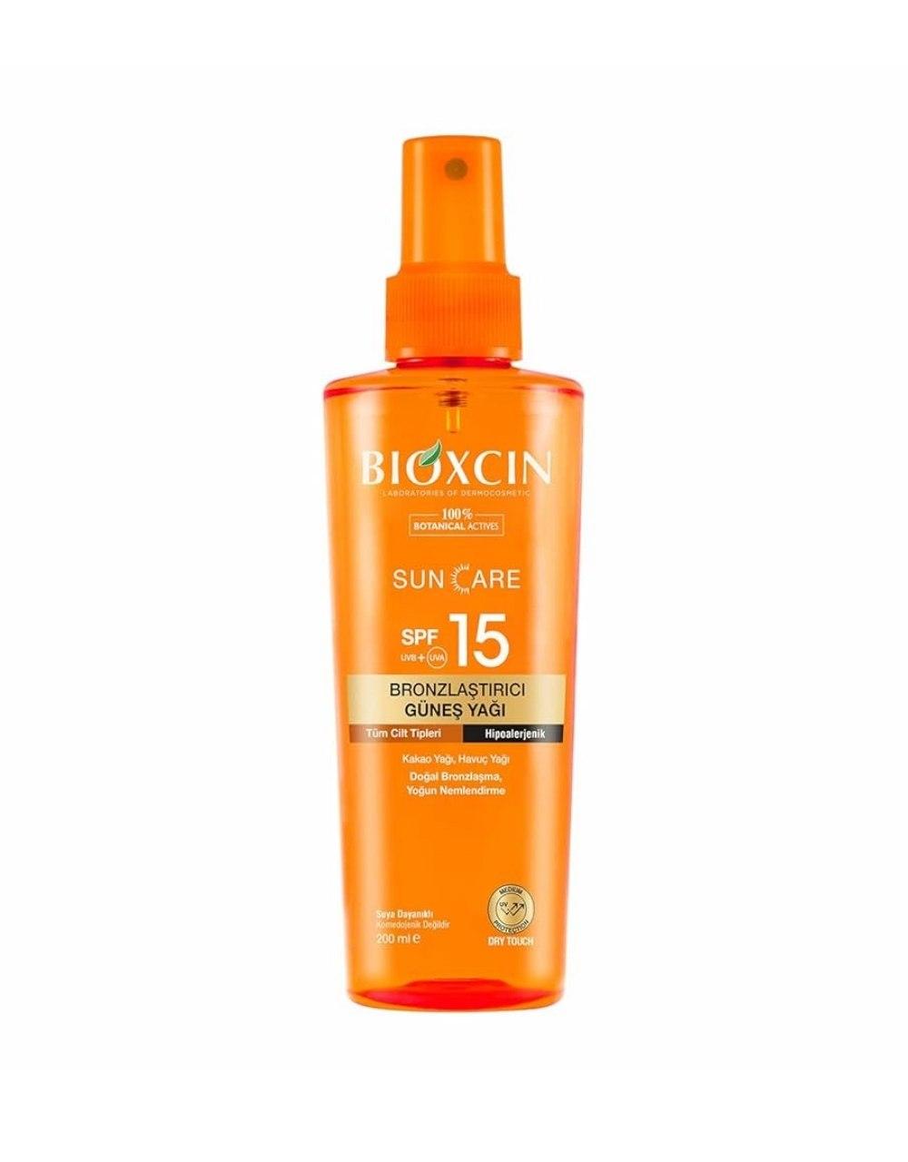 Bioxcin Sun Care Bronzlaştırıcı Yağ SPF15 200 ml 31187