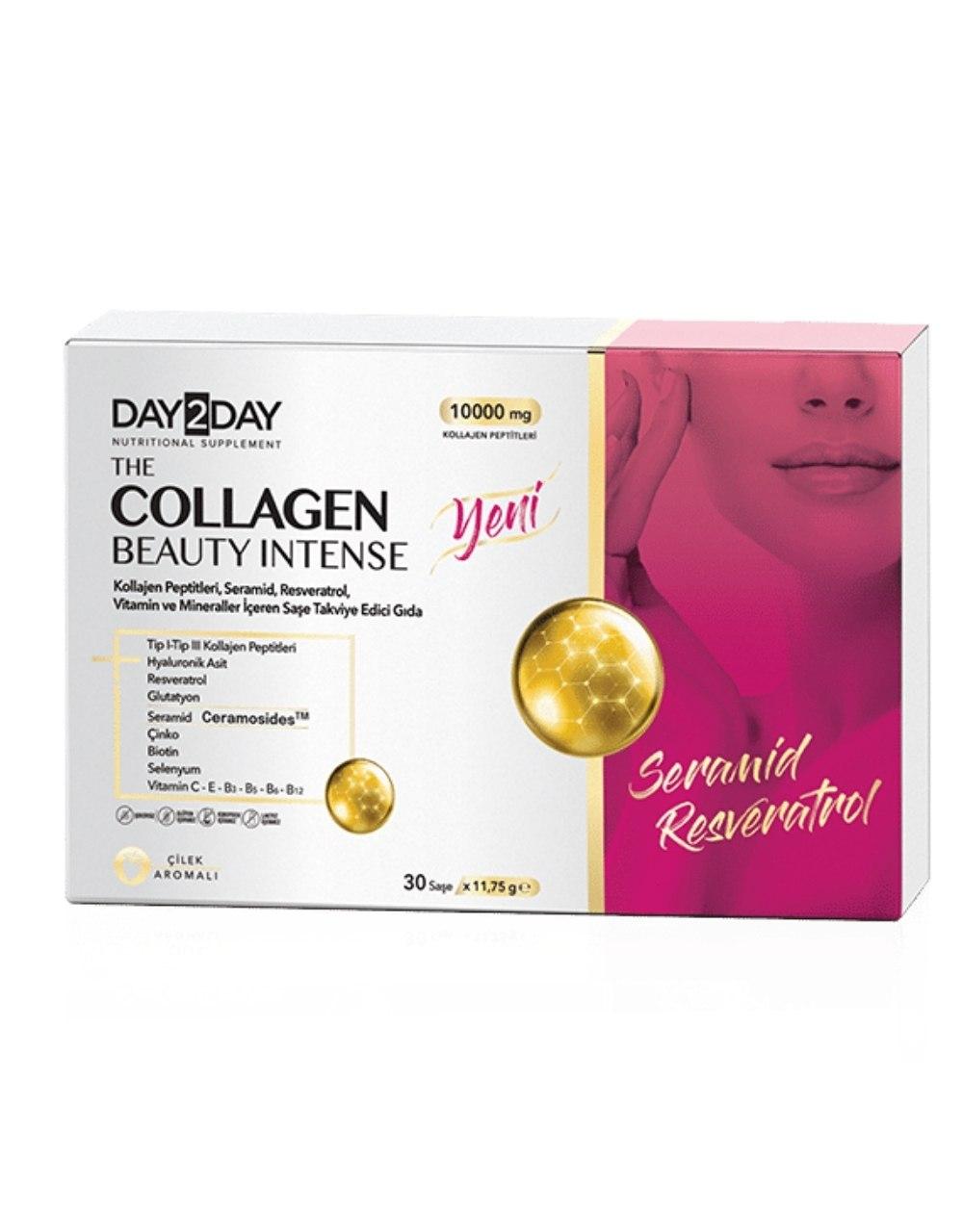 Day2Day The Collagen Beauty Intense Çilek Aromalı 30 Saşe