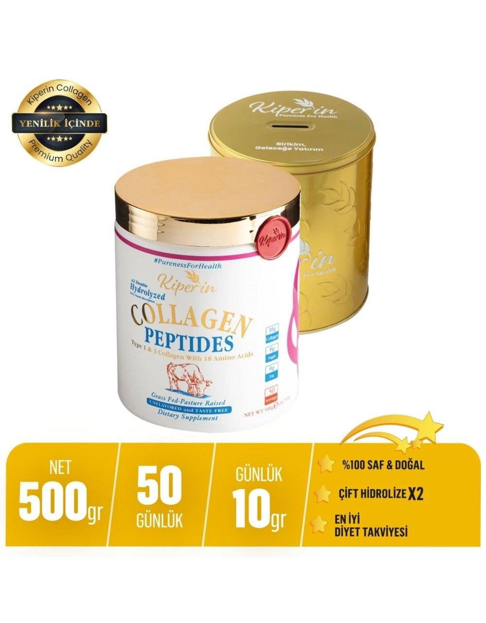 Kiperin Collagen Peptitler içeren Diyet Takviyesi(50günlük) 3509