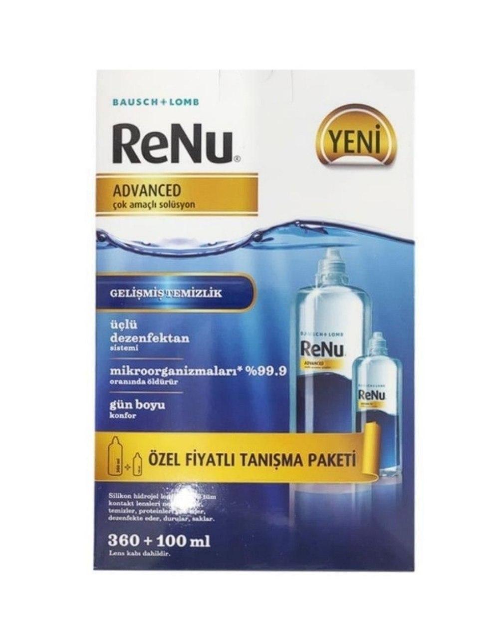 Renu Advanced Lens Solüsyon 360 + 100 ml